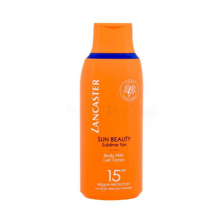 Lancaster Sun Beauty Body Milk SPF15 Слънцезащитна козметика за тяло 175 ml