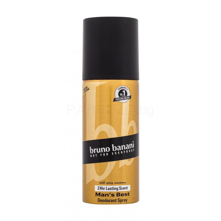 Bruno Banani Man´s Best With Spicy Cinnamon Дезодорант за мъже 150 ml