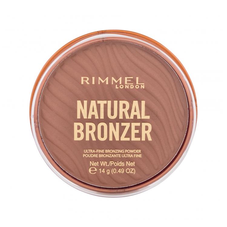 Rimmel London Natural Bronzer Ultra-Fine Bronzing Powder Бронзант за жени 14 гр Нюанс 002 Sunbronze
