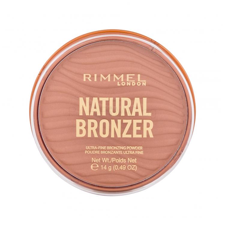 Rimmel London Natural Bronzer Ultra-Fine Bronzing Powder Бронзант за жени 14 гр Нюанс 001 Sunlight