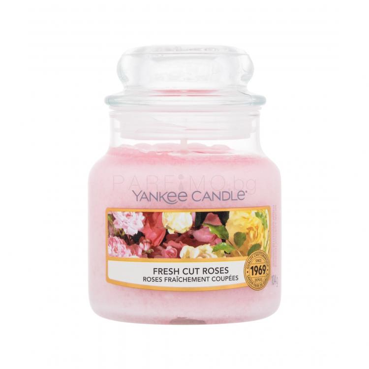 Yankee Candle Fresh Cut Roses Ароматна свещ 104 гр