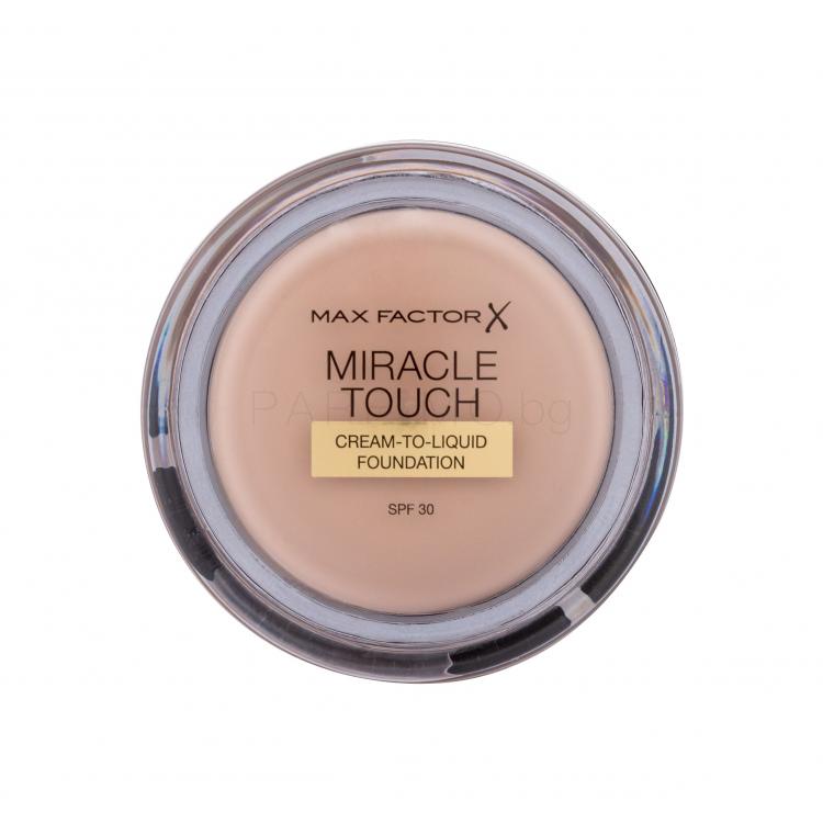 Max Factor Miracle Touch Cream-To-Liquid SPF30 Фон дьо тен за жени 11,5 g Нюанс 040 Creamy Ivory