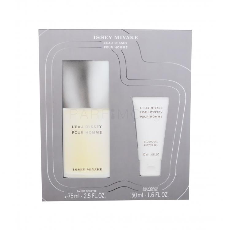Issey Miyake L´Eau D´Issey Pour Homme Подаръчен комплект EDT 75 ml + душ гел 50 ml