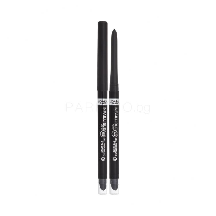 L&#039;Oréal Paris Infaillible Grip 36H Gel Automatic Eye Liner Молив за очи за жени 1,2 гр Нюанс 001 Intense Black