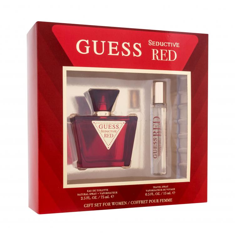 GUESS Seductive Red Подаръчен комплект за жени EDT 75 ml + EDT 15 ml