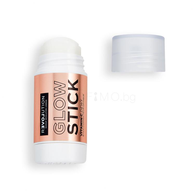 Revolution Relove Glow Stick Vitamin C Dewy Основа за грим за жени 5,5 гр