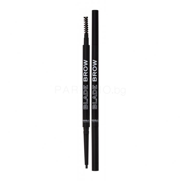 Revolution Relove Blade Brow Молив за вежди за жени 0,1 g Нюанс Granite