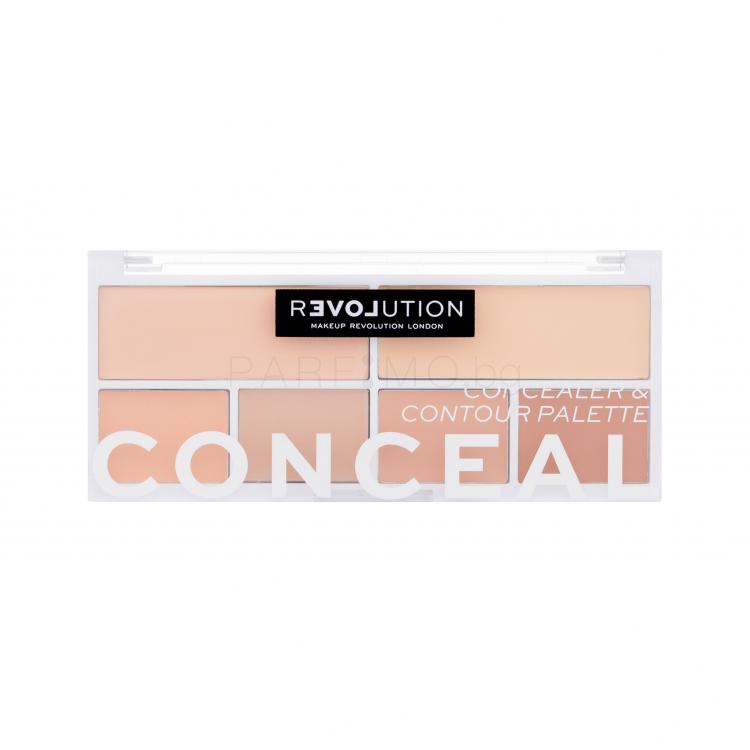 Revolution Relove Conceal Me Concealer &amp; Contour Palette Контурираща палитра за жени 11,2 g Нюанс Fair