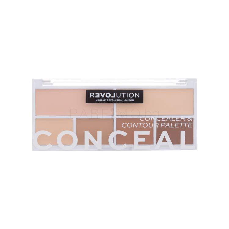 Revolution Relove Conceal Me Concealer &amp; Contour Palette Контурираща палитра за жени 11,2 g Нюанс Light