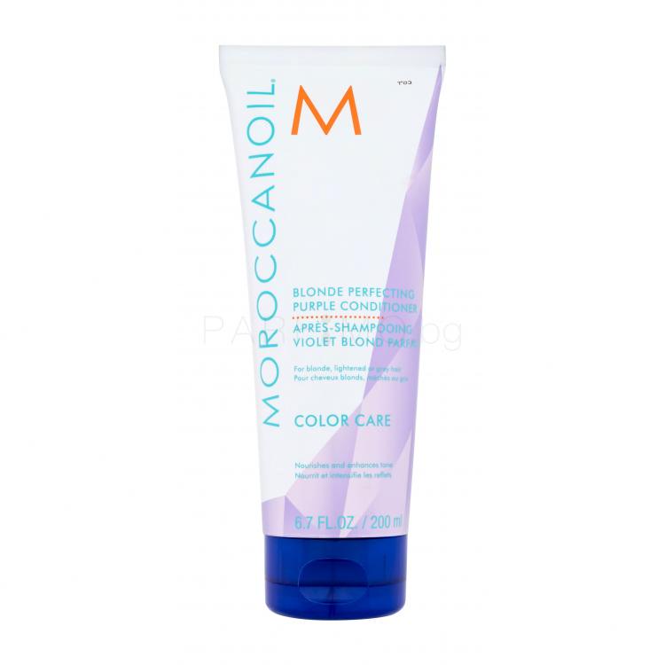 Moroccanoil Color Care Blonde Perfecting Purple Conditioner Балсам за коса за жени 200 ml