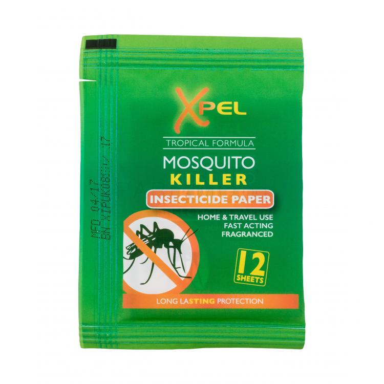 Xpel Mosquito &amp; Insect Mosquito Killer Insecticide Paper Репелент 12 бр