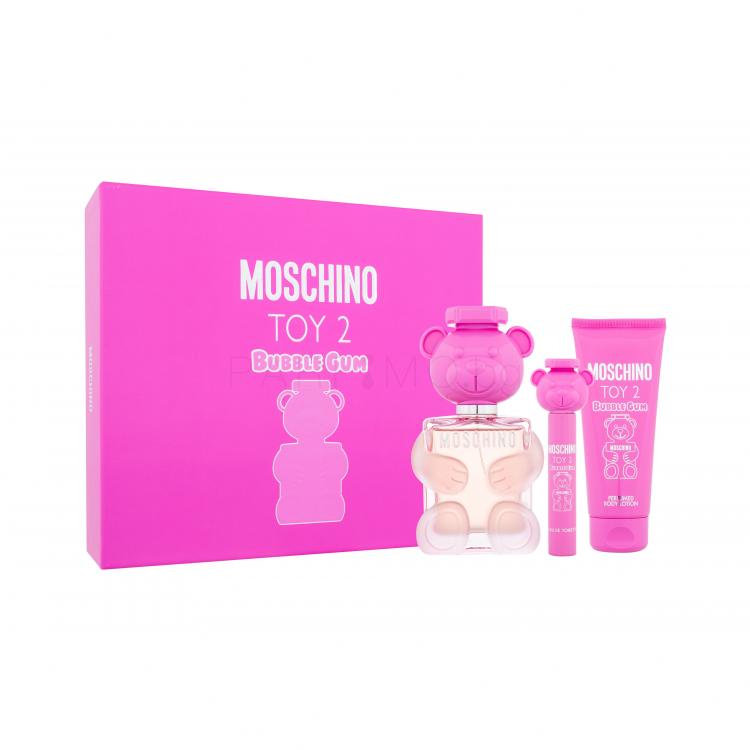 Moschino Toy 2 Bubble Gum Подаръчен комплект за жени EDT 100 ml + EDT 10 ml + лосион за тяло 100 ml