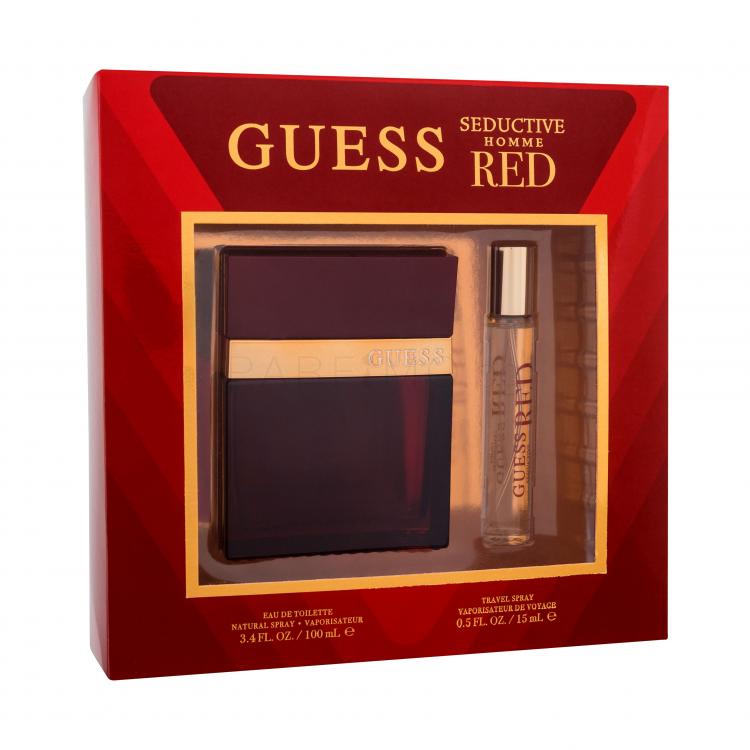 GUESS Seductive Homme Red Подаръчен комплект EDT 100 ml + EDT 15 ml