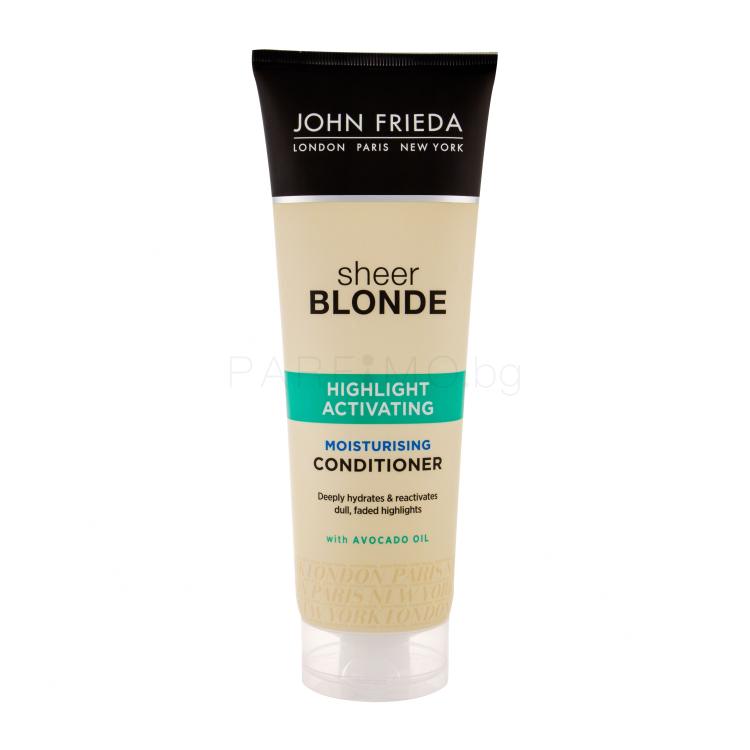 John Frieda Sheer Blonde Highlight Activating Балсам за коса за жени 250 ml увредена опаковка