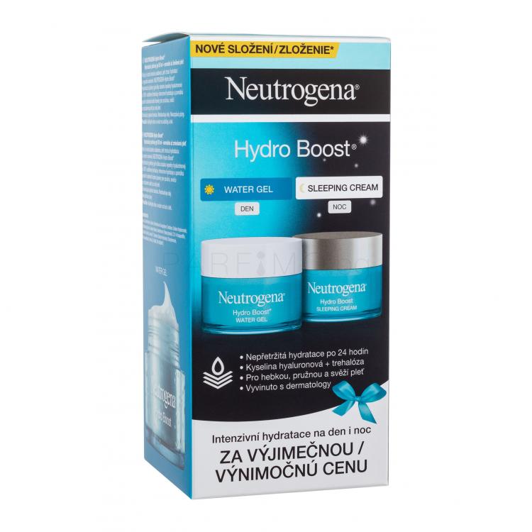Neutrogena Hydro Boost Подаръчен комплект Дневен гел за лице Hydro Boost Water Gel 50 ml + нощен крем за лице Hydro Boost Sleeping Cream 50 ml