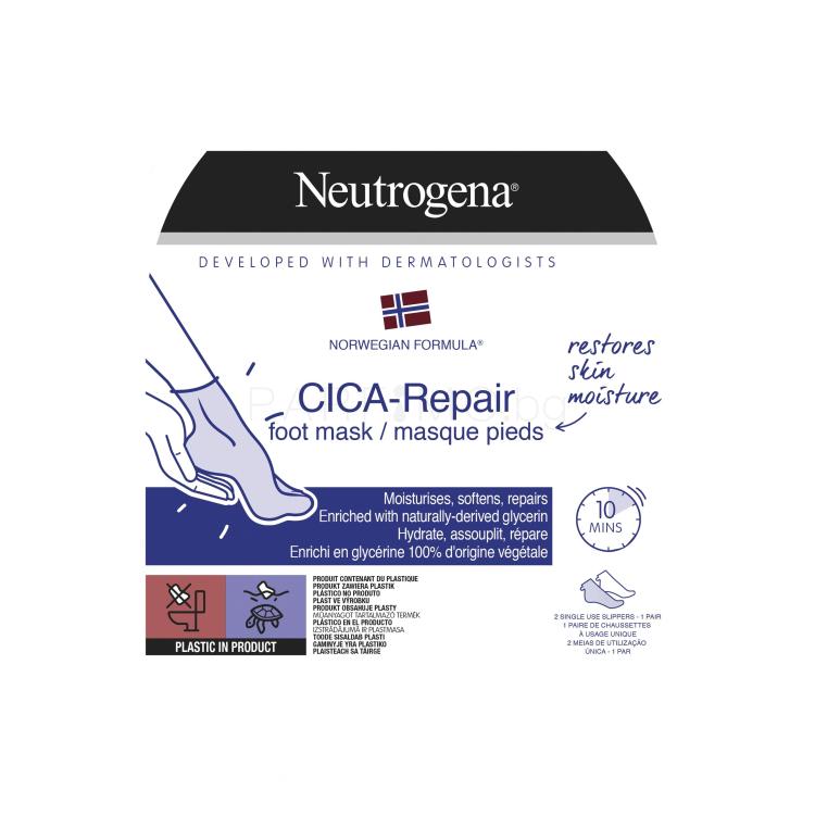Neutrogena Norwegian Formula Cica-Repair Маска за крака 1 бр