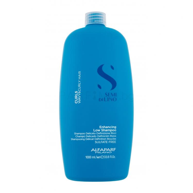 ALFAPARF MILANO Semi Di Lino Curls Enhancing Low Shampoo Шампоан за жени 1000 ml