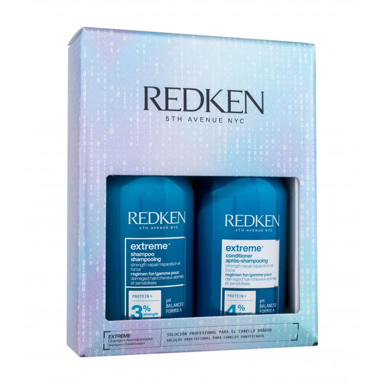 Redken Extreme Подаръчен комплект шампоан Extreme 300 ml + балсам Extreme 300 ml