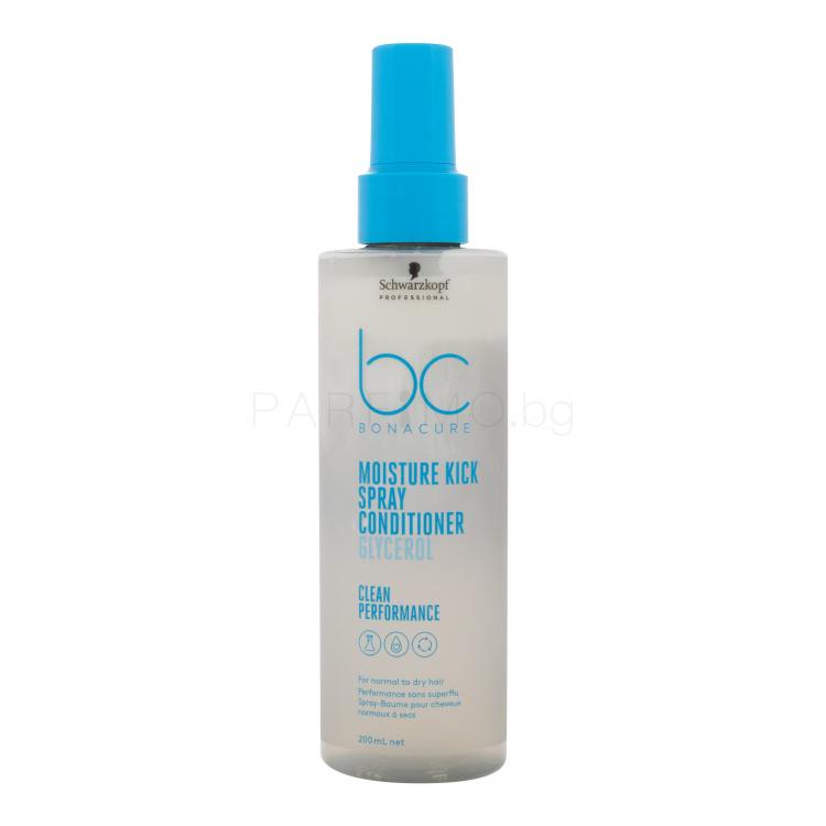 Schwarzkopf Professional BC Bonacure Moisture Kick Glycerol Spray Conditioner Балсам за коса за жени 200 ml
