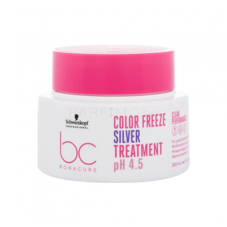 Schwarzkopf Professional BC Bonacure Color Freeze pH 4.5 Treatment Silver Маска за коса за жени 200 ml