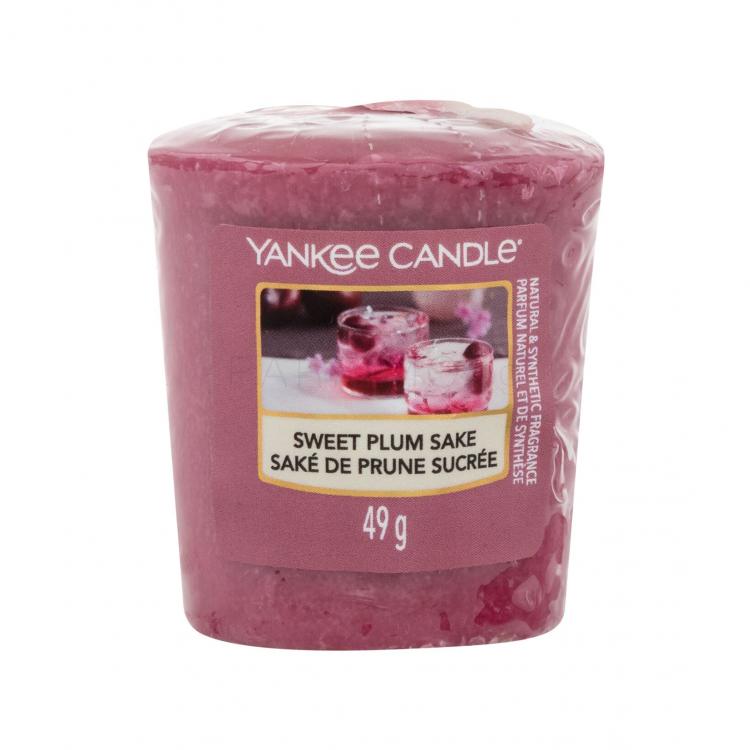 Yankee Candle Sweet Plum Sake Ароматна свещ 49 g