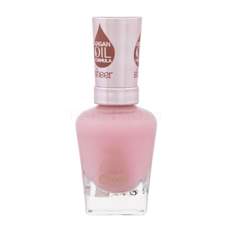 Sally Hansen Color Therapy Sheer Лак за нокти за жени 14,7 ml Нюанс 537 Tulle Much