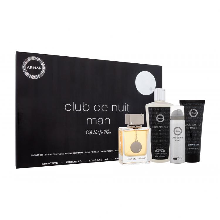 Armaf Club de Nuit Man Подаръчен комплект EDT 105 ml + душ гел 100 ml + дезодорант 50 ml + шампоан 250 ml