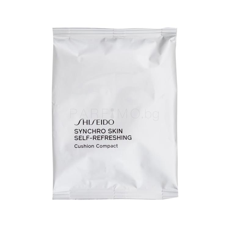 Shiseido Synchro Skin Self-Refreshing Cushion Compact Фон дьо тен за жени 13 гр Нюанс 360 Citrine ТЕСТЕР