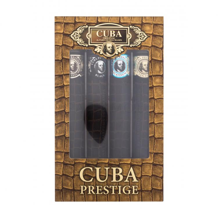 Cuba Prestige Подаръчен комплект EDT 35 ml + EDT Prestige Black 35 ml + EDT Prestige Platinum 35 ml + EDT Prestige Legacy 35 ml