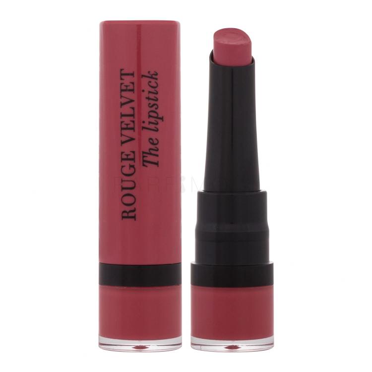BOURJOIS Paris Rouge Velvet The Lipstick Червило за жени 2,4 ml Нюанс 04 Hip Hip Pink