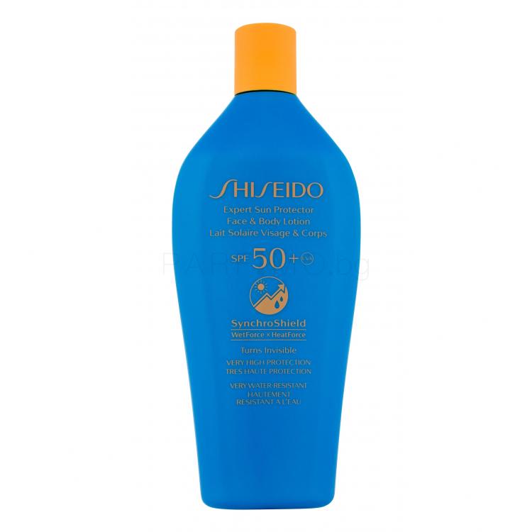 Shiseido Expert Sun Face &amp; Body Lotion SPF50+ Слънцезащитна козметика за тяло 300 ml