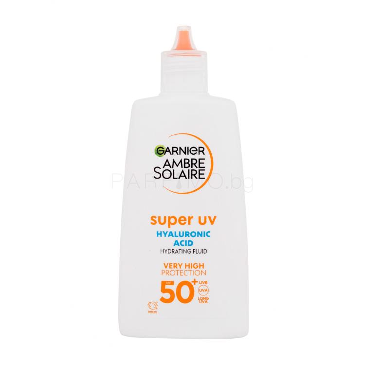 Garnier Ambre Solaire Super UV Hyaluronic Acid SPF50+ Слънцезащитен продукт за лице 40 ml