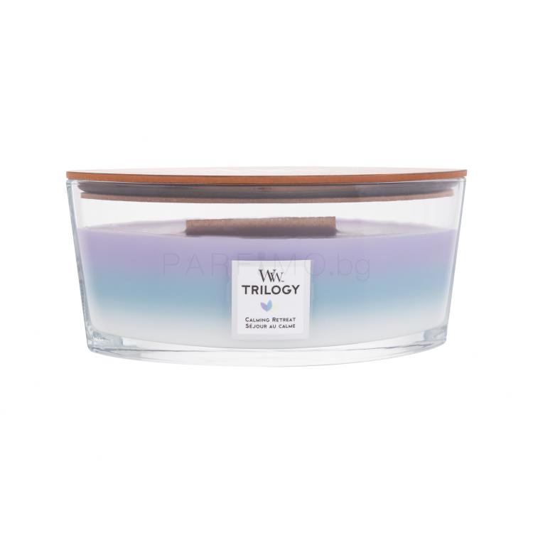 WoodWick Trilogy Calming Retreat Ароматна свещ 453,6 гр