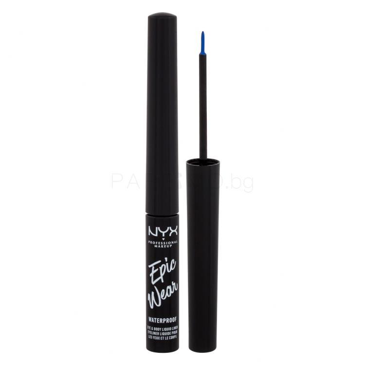 NYX Professional Makeup Epic Wear Waterproof Очна линия за жени 3,5 ml Нюанс 05 Sapphire
