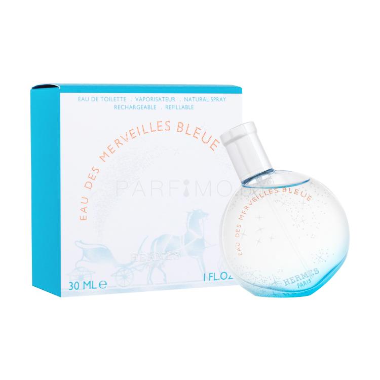 Hermes Eau Des Merveilles Bleue Eau de Toilette за жени Зареждаем 30 ml