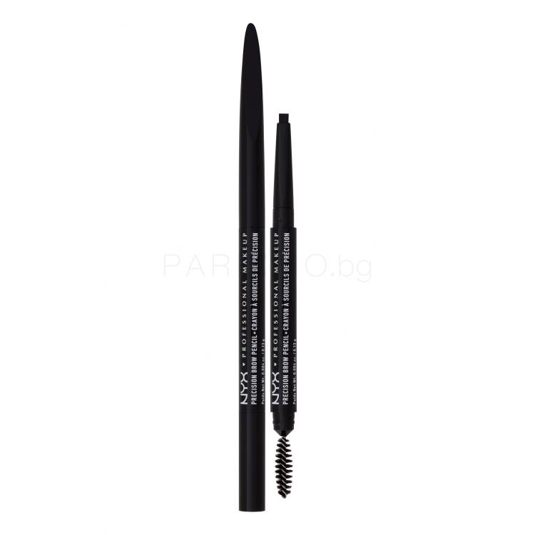 NYX Professional Makeup Precision Brow Pencil Молив за вежди за жени 0,13 g Нюанс 06 Black