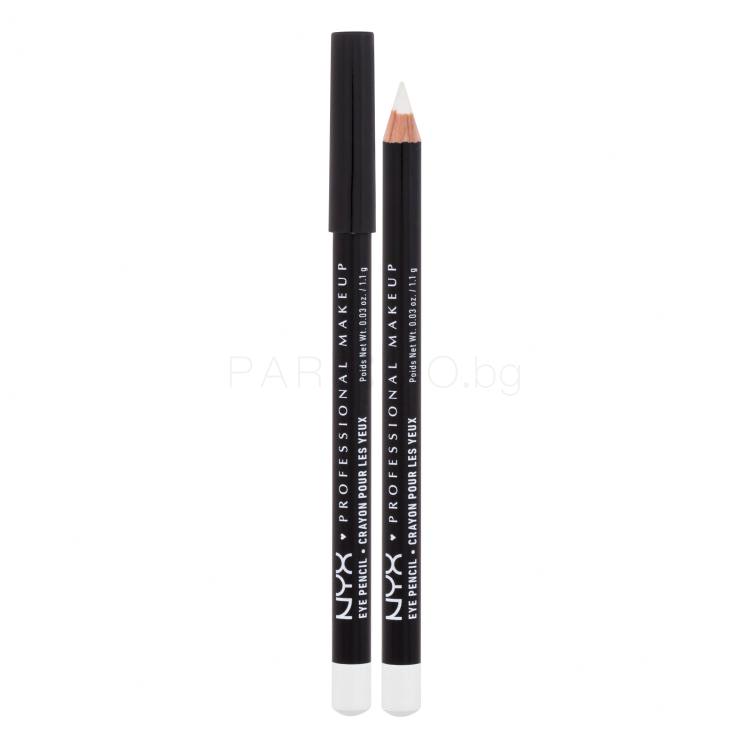 NYX Professional Makeup Slim Eye Pencil Молив за очи за жени 1 g Нюанс 918 White Pearl