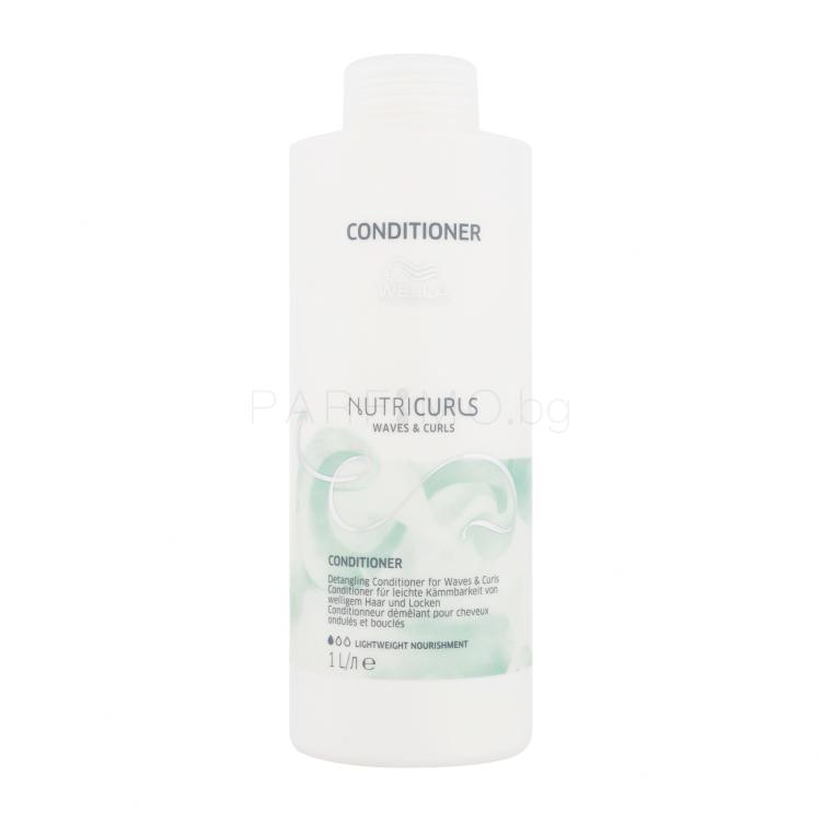 Wella Professionals NutriCurls Waves &amp; Curls Detangling Conditioner Балсам за коса за жени 1000 ml