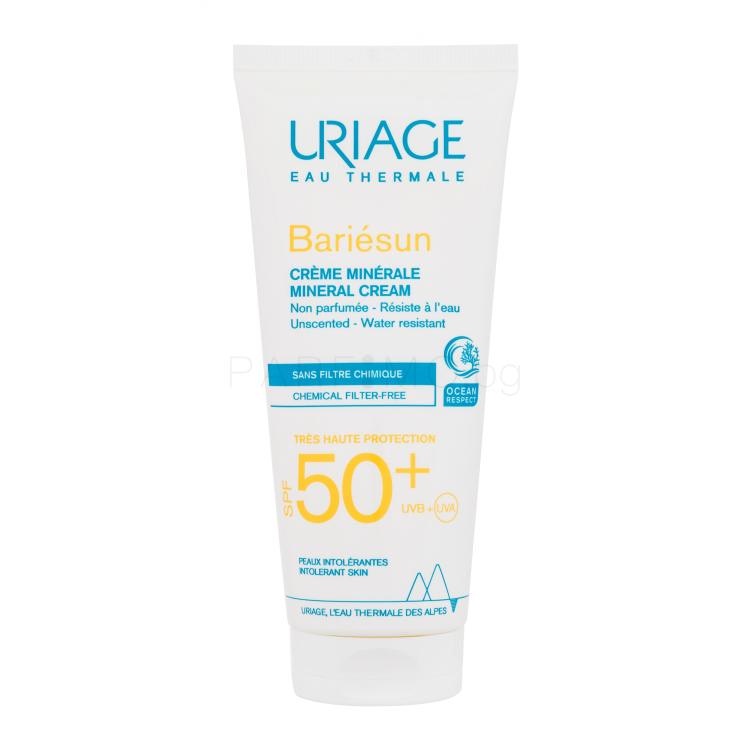 Uriage Bariésun Mineral Cream SPF50+ Слънцезащитен продукт за лице 100 ml