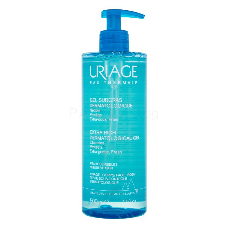 Uriage Dermatological Extra-Rich Gel Почистващ гел 500 ml