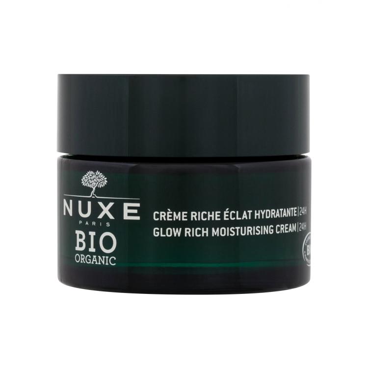 NUXE Bio Organic Citrus Cells Glow Rich Moisturising Cream Дневен крем за лице за жени 50 ml