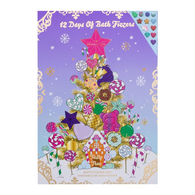 I Heart Revolution 12 Days Of Bath Fizzers Bath Fizzer Set Подаръчен комплект бомбички за къпане 12 бр