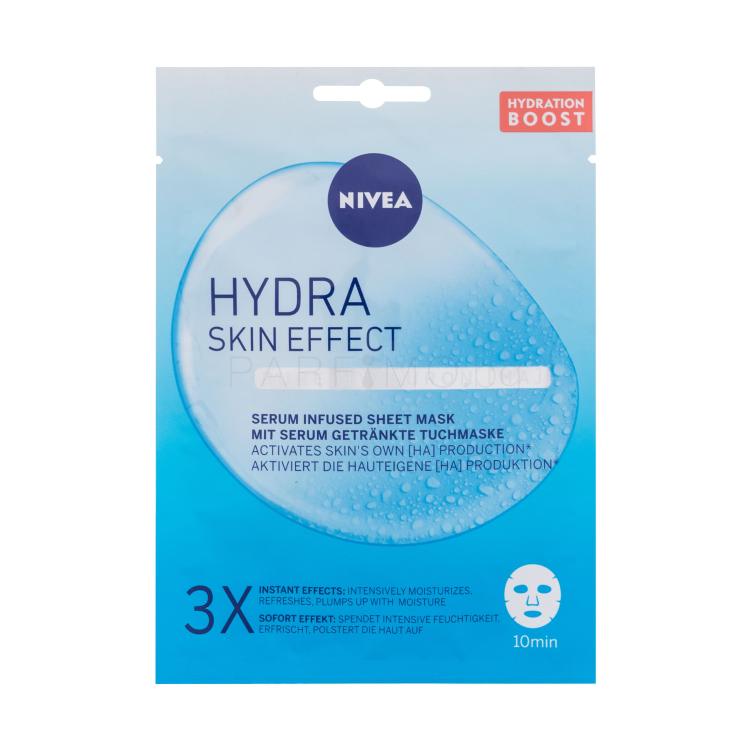Nivea Hydra Skin Effect Serum Infused Sheet Mask Маска за лице за жени 1 бр