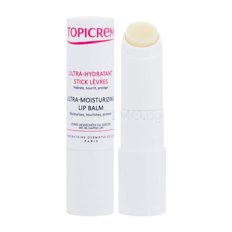 Topicrem HYDRA+ Ultra-Moisturizing Lip Balm Балсам за устни 4 гр