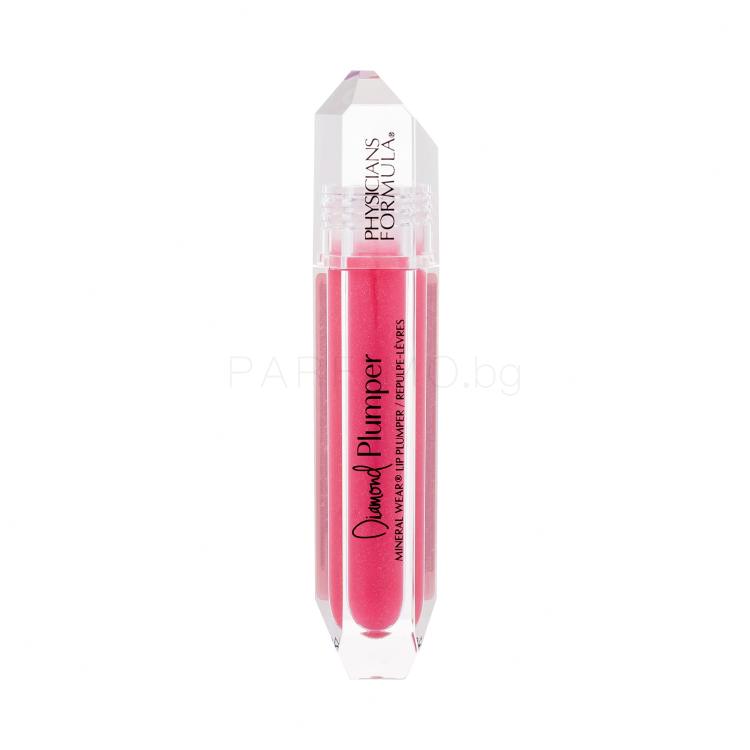 Physicians Formula Mineral Wear Diamond Lip Plumper Блясък за устни за жени 5 ml Нюанс Pink Radiant Cut