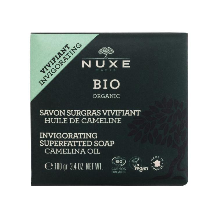 NUXE Bio Organic Invigorating Superfatted Soap Camelina Oil Твърд сапун за жени 100 гр