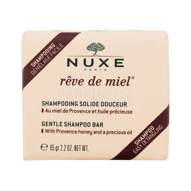 NUXE Rêve de Miel Gentle Shampoo Bar Шампоан за жени 65 гр
