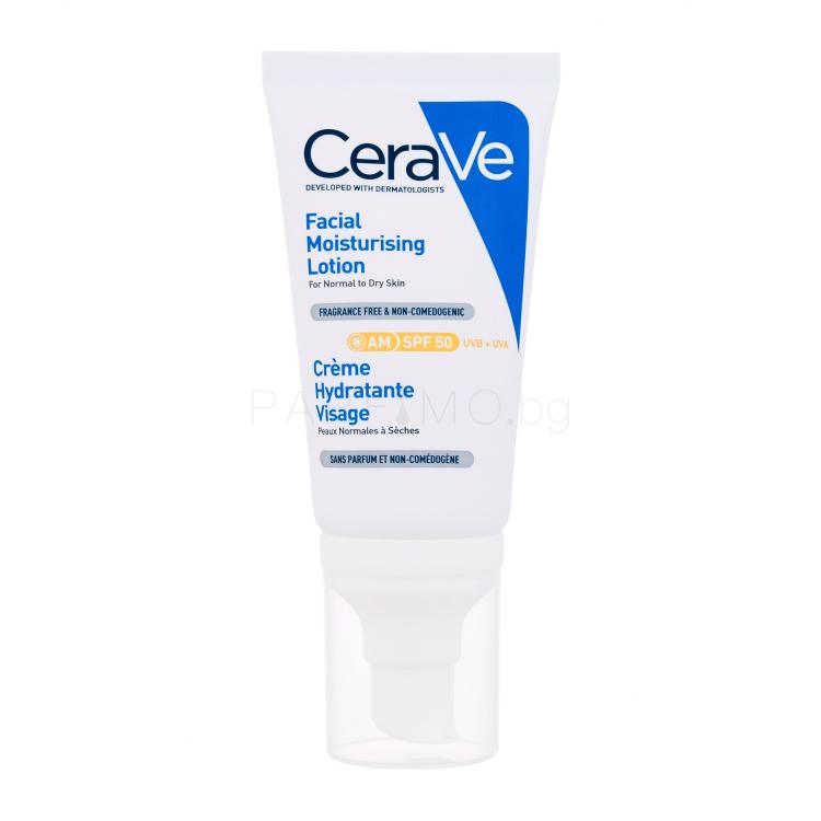 CeraVe Moisturizing Facial Lotion SPF50 Дневен крем за лице за жени 52 ml