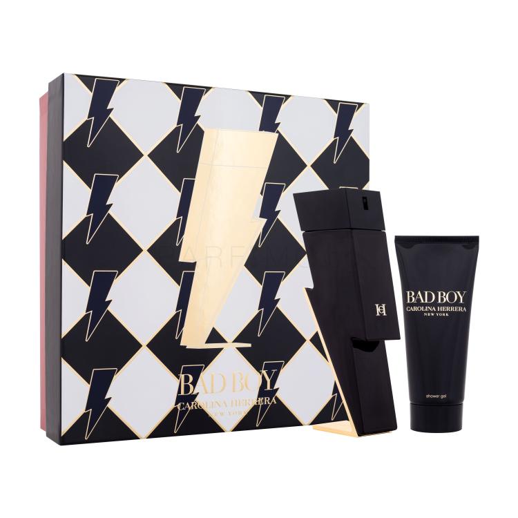 Carolina Herrera Bad Boy SET2 Подаръчен комплект EDT 100 ml + душ гел 100 ml