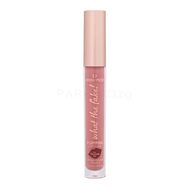 Essence What The Fake! Plumping Lip Filler Блясък за устни за жени 4,2 ml Нюанс 02 Oh My Nude!